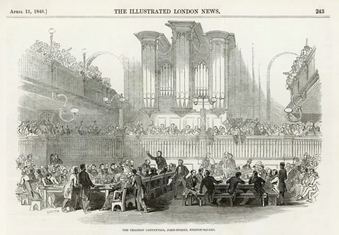Framed Print : Chartist Convention Print Framed Print : Chartist Convention Print
