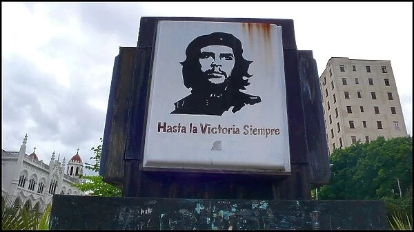 Che Guevara billboard. Havana Cuba