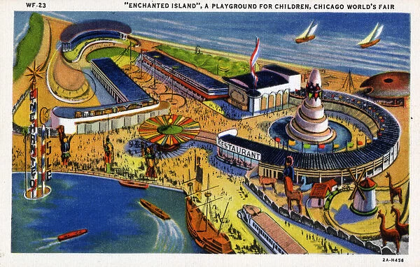 Chicago Worlds Fair 1933 - Enchanted Island