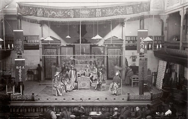 Chinese actors, theatre performance, China