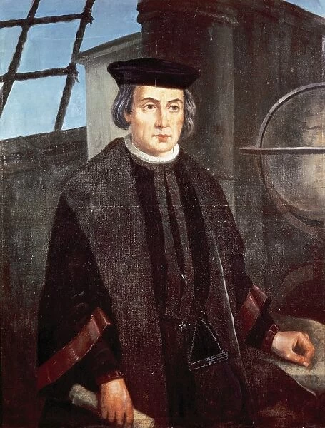 Christopher Columbus (1451-1506). Maritime explorer. Discove