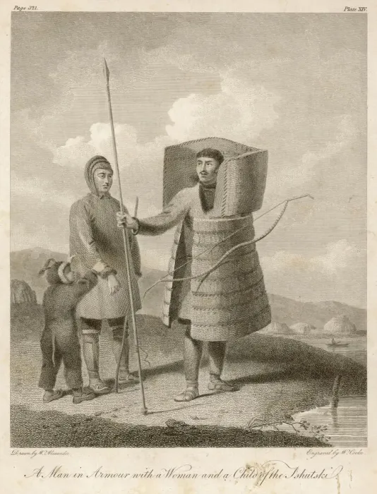 Framed Print : Chukchi Warrior in Armor Print: A Family Portrait Framed Print : Chukchi Warrior in Armor Print: A Family Portrait