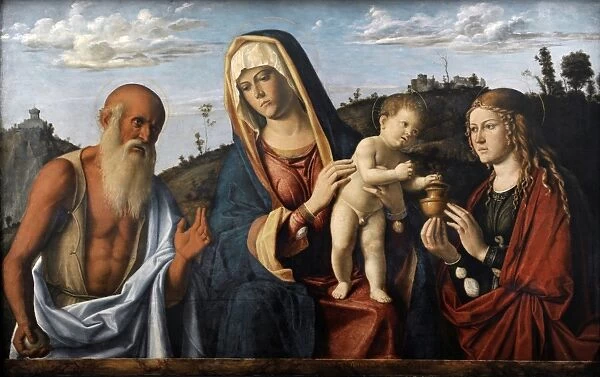 Cima da Conegliano (1459-1517). Madonna and Child with Saint