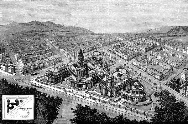 City Hall and Law Courts, San Francisco, California, 1872
