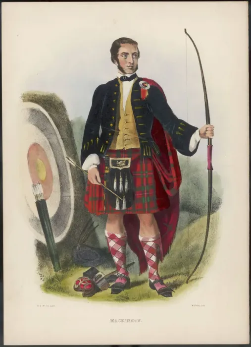 Framed Print : Clan Mackinnon Archery Print Framed Print : Clan Mackinnon Archery Print