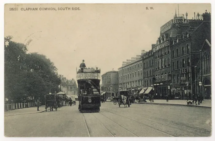 Framed Print : Clapham Common Print - South Side Framed Print : Clapham Common Print - South Side
