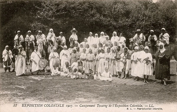 Colonial Exhibition, Bois de Vincennes - Tuareg Camp