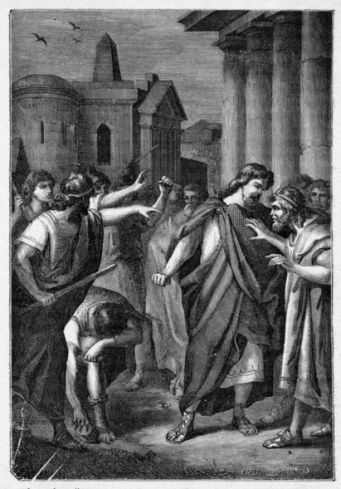 Framed Print : Commodus Assassinated Print Framed Print : Commodus Assassinated Print