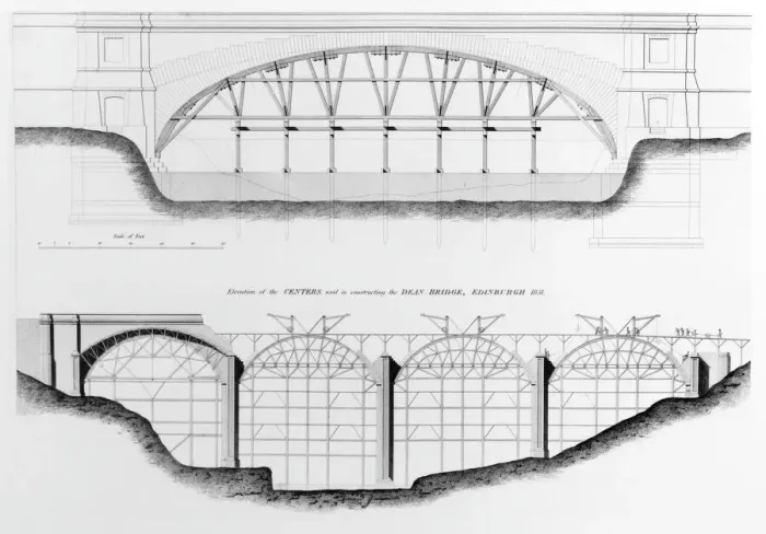 Framed Print : Construction of the Dean and Gloucester Bridges Print, 1838 Framed Print : Construction of the Dean and Gloucester Bridges Print, 1838