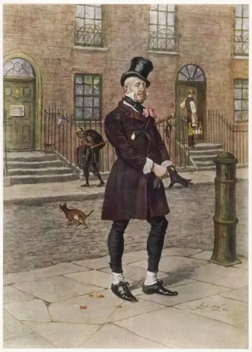 Framed Print : The inimitable Mr Micawber print Framed Print : The inimitable Mr Micawber print
