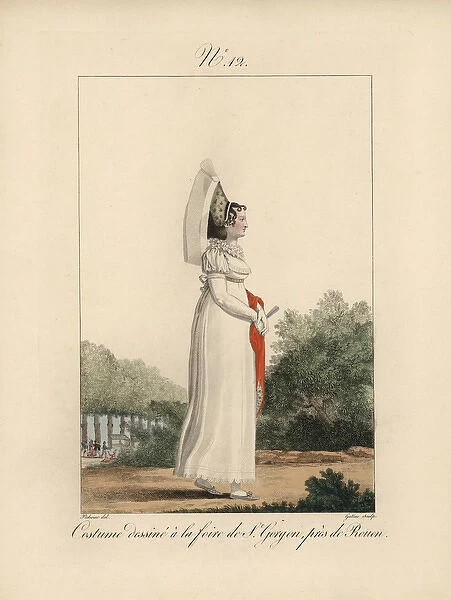 Costume of a woman at the country festival