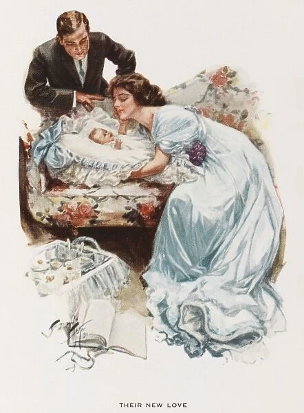 Couple and New Baby 1909