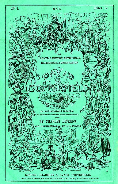 Cover design, David Copperfield by Charles Dickens
