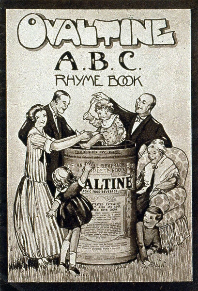 Cover design, Ovaltine ABC Rhyme Book