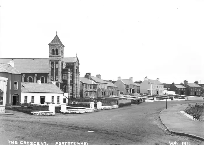 Framed Print : Early 20th Century Print of Portstewart's The Crescent Framed Print : Early 20th Century Print of Portstewart's The Crescent