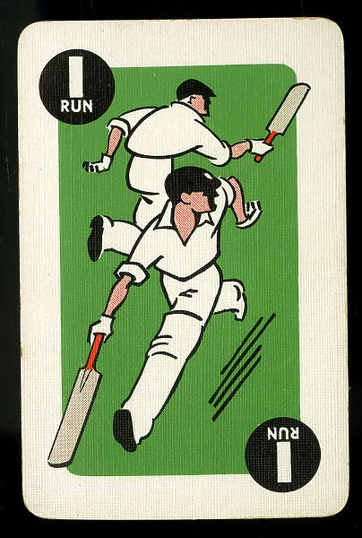 Cricket - Run-It-Out card game - 1 Run