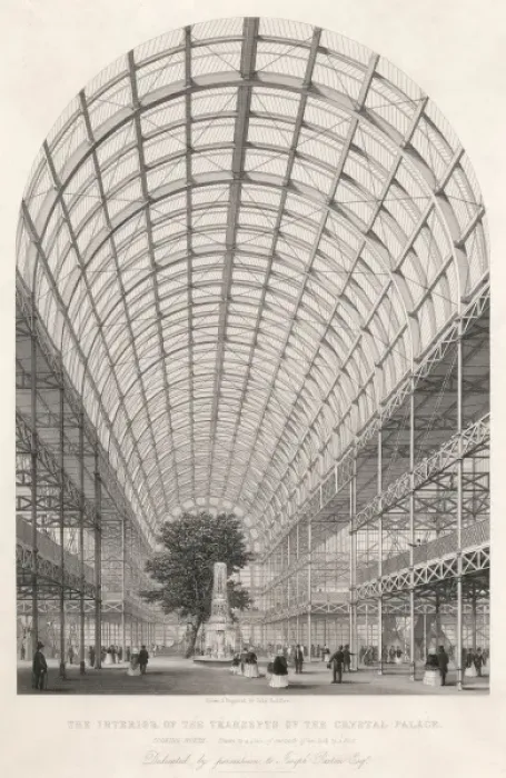 Framed Print : Crys Palace Transept Print Framed Print : Crys Palace Transept Print