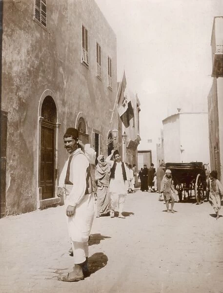 Custom House, Tripoli, during Italo-Turkish War