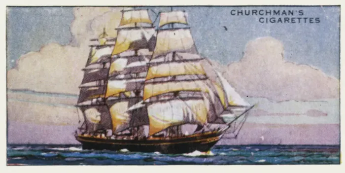 Framed Print : CUTTY SARK CLIPPER Print - Engraving of the China Clipper