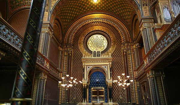 Czech Republic. Prague. Spanish Synagogue. Built in 1868 by
