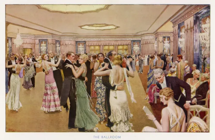 Framed Print : Dance at the Dorchester Print Framed Print : Dance at the Dorchester Print