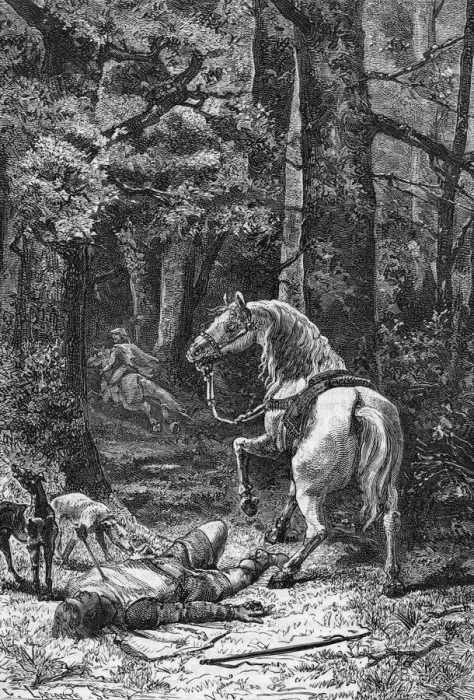 Framed Print : The Death of William Rufus: A Hunting Tragedy Print Framed Print : The Death of William Rufus: A Hunting Tragedy Print