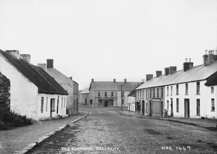 Framed Print : Early 20th Century Print of The Diamond, Bellaghy