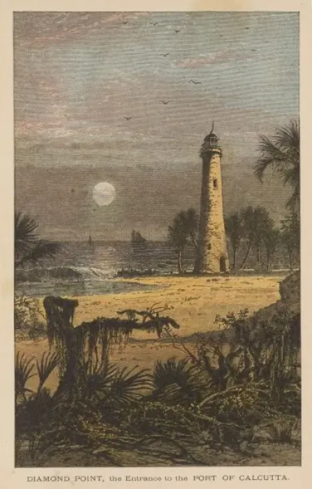 Framed Print : Diamond Point Lighthouse Print, Calcutta Harbour Entrance Framed Print : Diamond Point Lighthouse Print, Calcutta Harbour Entrance