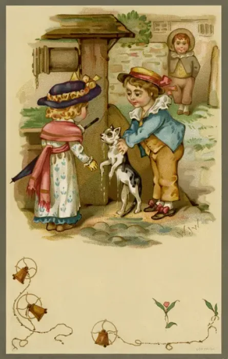 Framed Print : Ding Dong Bell Print, 1908 Framed Print : Ding Dong Bell Print, 1908
