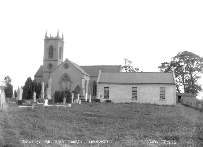 Framed Print : Distillery Rd. Pres. Church, Limavady Print - Early 1900s Framed Print : Distillery Rd. Pres. Church, Limavady Print - Early 1900s