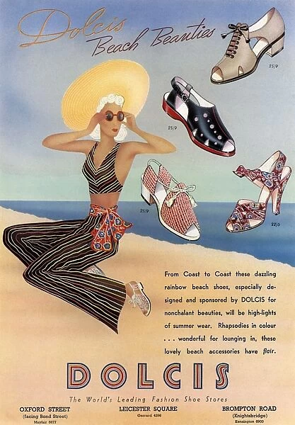 Dolcis shoes advertisement, 1938