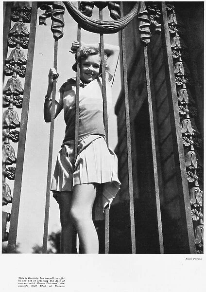 Dorothy Lee at RKO appearing in the film Half Shot, 1930 #23420724