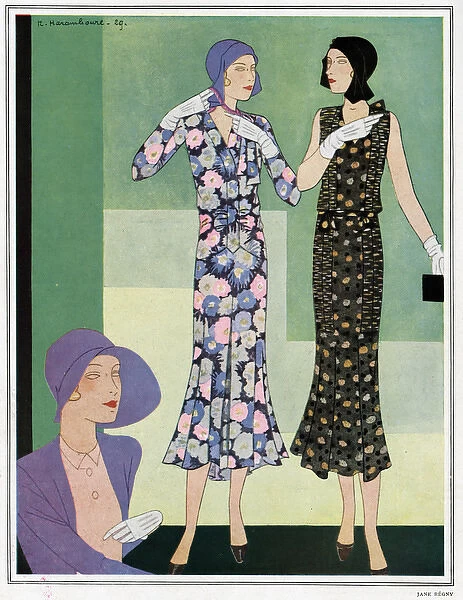 Dresses by Jane Regny fashions 1930