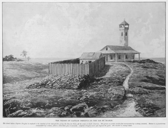 Framed Print : Dreyfuss Prison Print on Devils Island Framed Print : Dreyfuss Prison Print on Devils Island