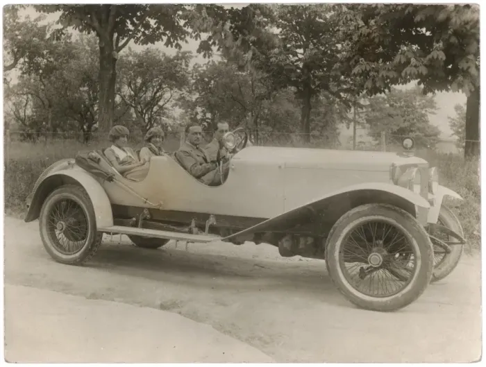 Framed Print : Dryden in Car Print Framed Print : Dryden in Car Print