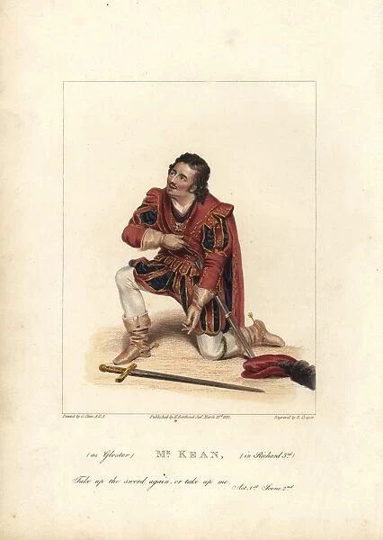 Edmund Kean in Richard III, 1822