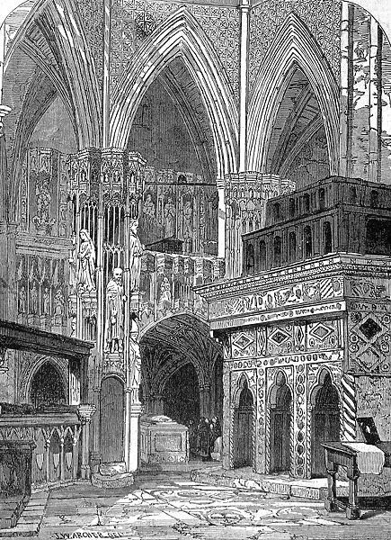 Edward the Confessors Chapel, Westminster Abbey, 1848