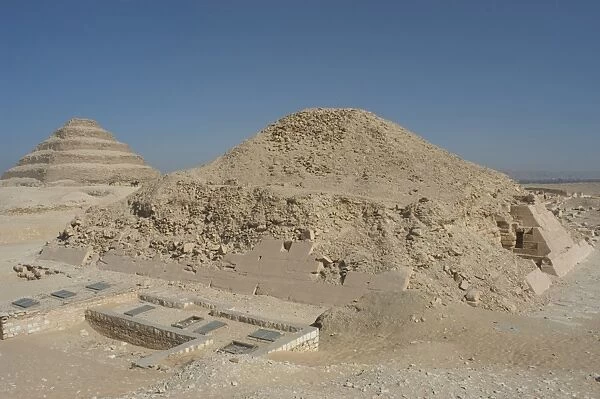 Egypt. Saqqara. The Pyramid of Unas