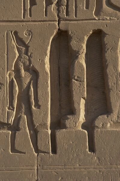 Egyptian Art. Karnak. Relief with two rushes