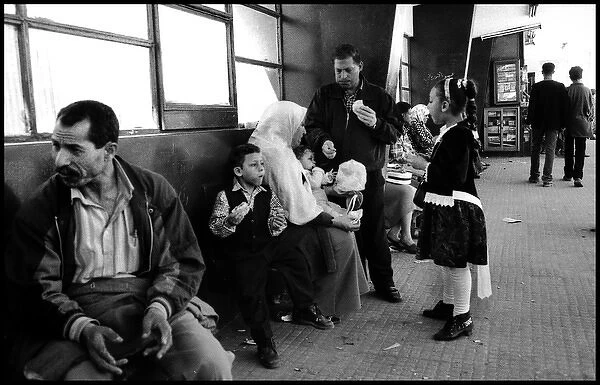 Egyptian Family Alexandria Station, Egypt