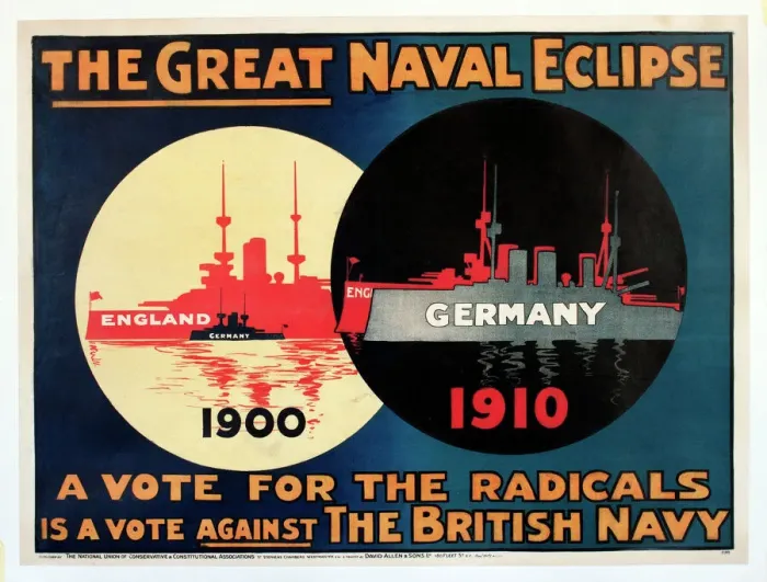 Framed Print : The Great Naval Eclipse Print 1900-1910 Framed Print : The Great Naval Eclipse Print 1900-1910