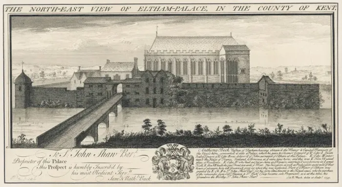 Framed Print : Eltham Palace Print 1735 Framed Print : Eltham Palace Print 1735