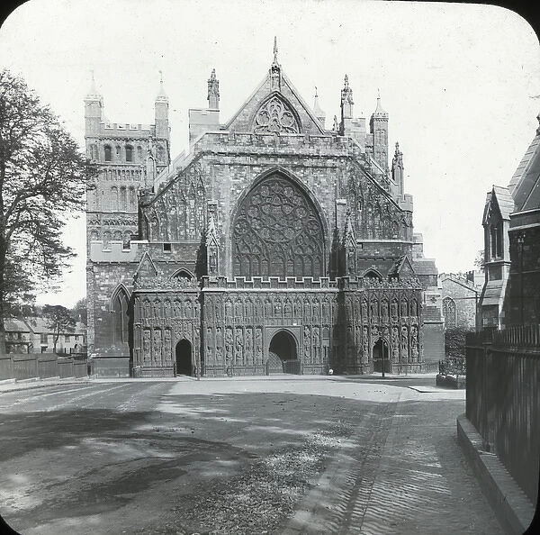 English Cathedrals - Exeter - West Front