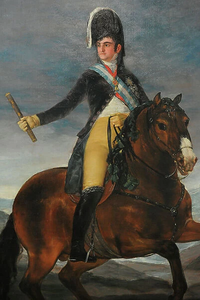 Equestrian portrait of Ferdinand VII (1784-1833)
