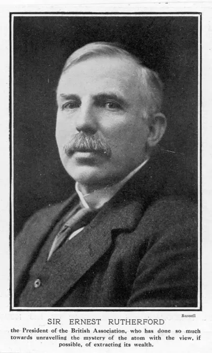 Framed Print : Ernest Rutherford Print, Black and White Photograph Framed Print : Ernest Rutherford Print, Black and White Photograph