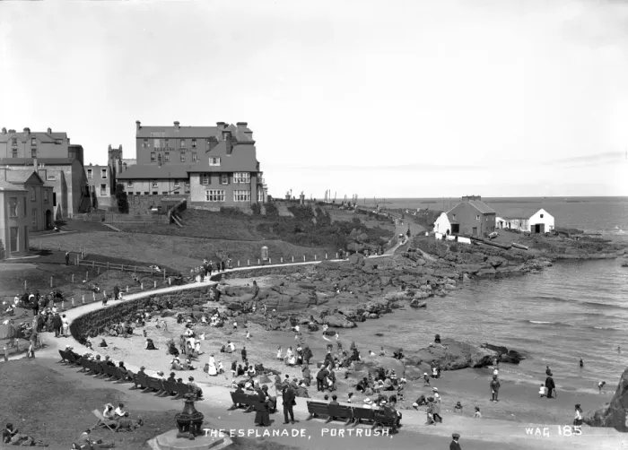 Framed Print : Print of The Esplanade, Portrush Framed Print : Print of The Esplanade, Portrush