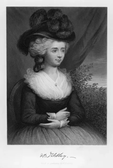 Framed Print : Fanny Burney Print Framed Print : Fanny Burney Print