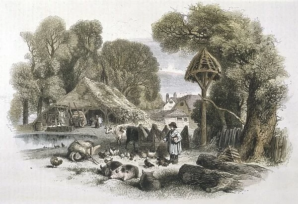 FARMYARD, 1860
