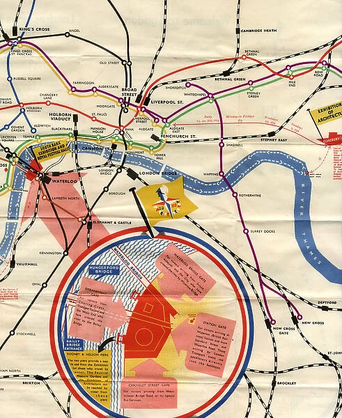 Festival of Britain map 1951