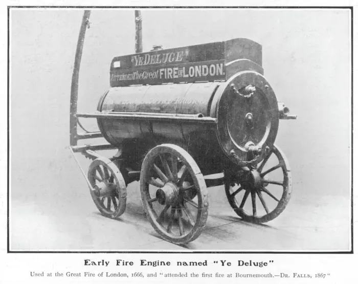 Framed Print : Print of Ye Deluge Fire Engine Framed Print : Print of Ye Deluge Fire Engine